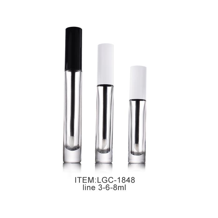 6ml Glass Lip Gloss Tube with Doe Foot